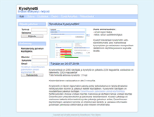 Tablet Screenshot of kyselynetti.fi